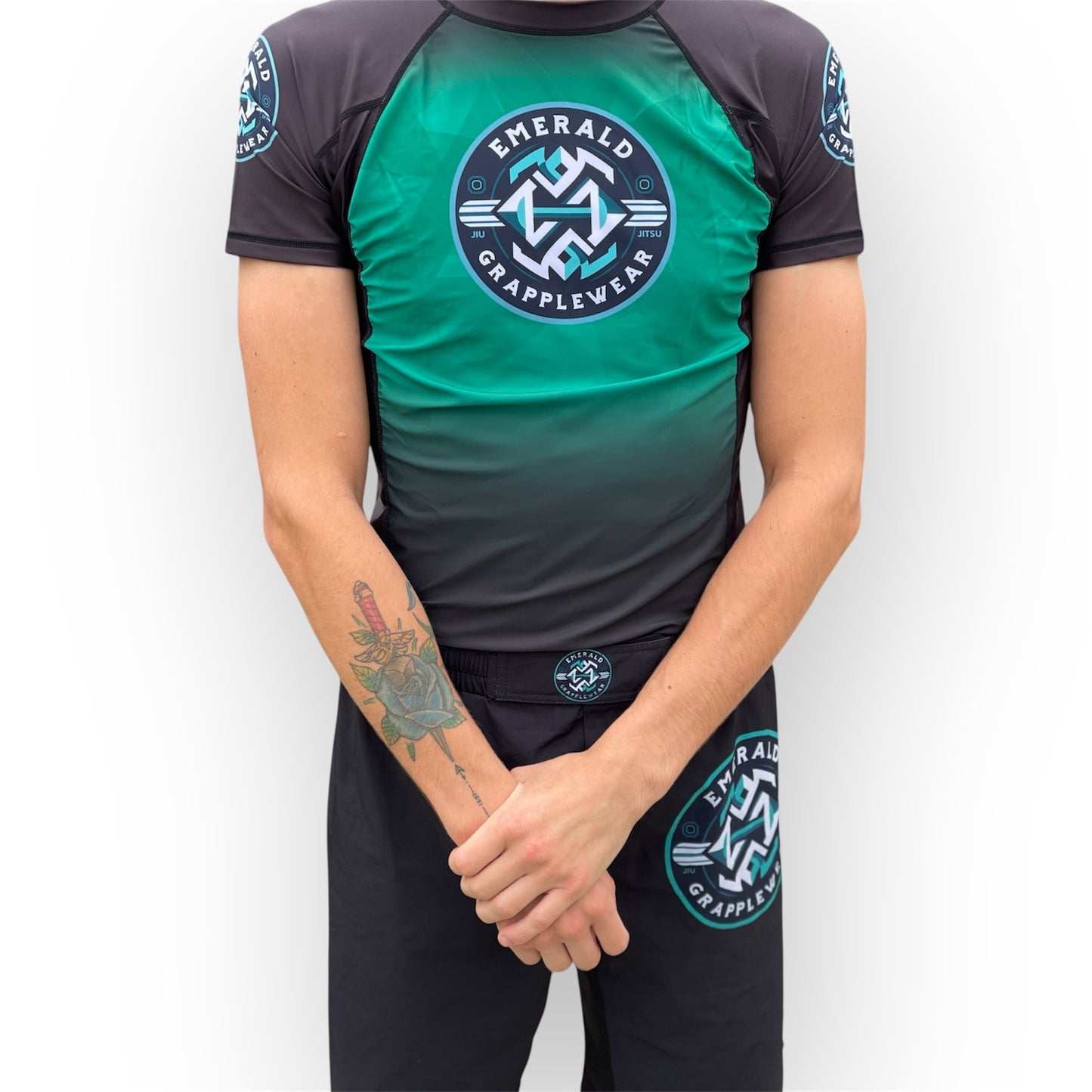 Emerald Grapplewear Burst Rashguard