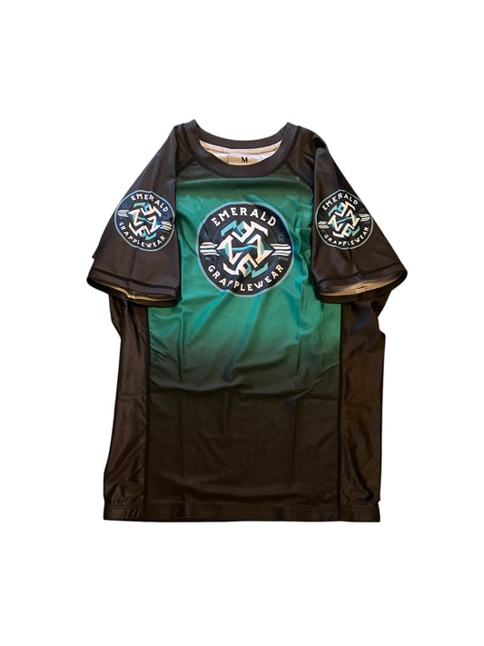 Emerald Grapplewear Burst Rashguard
