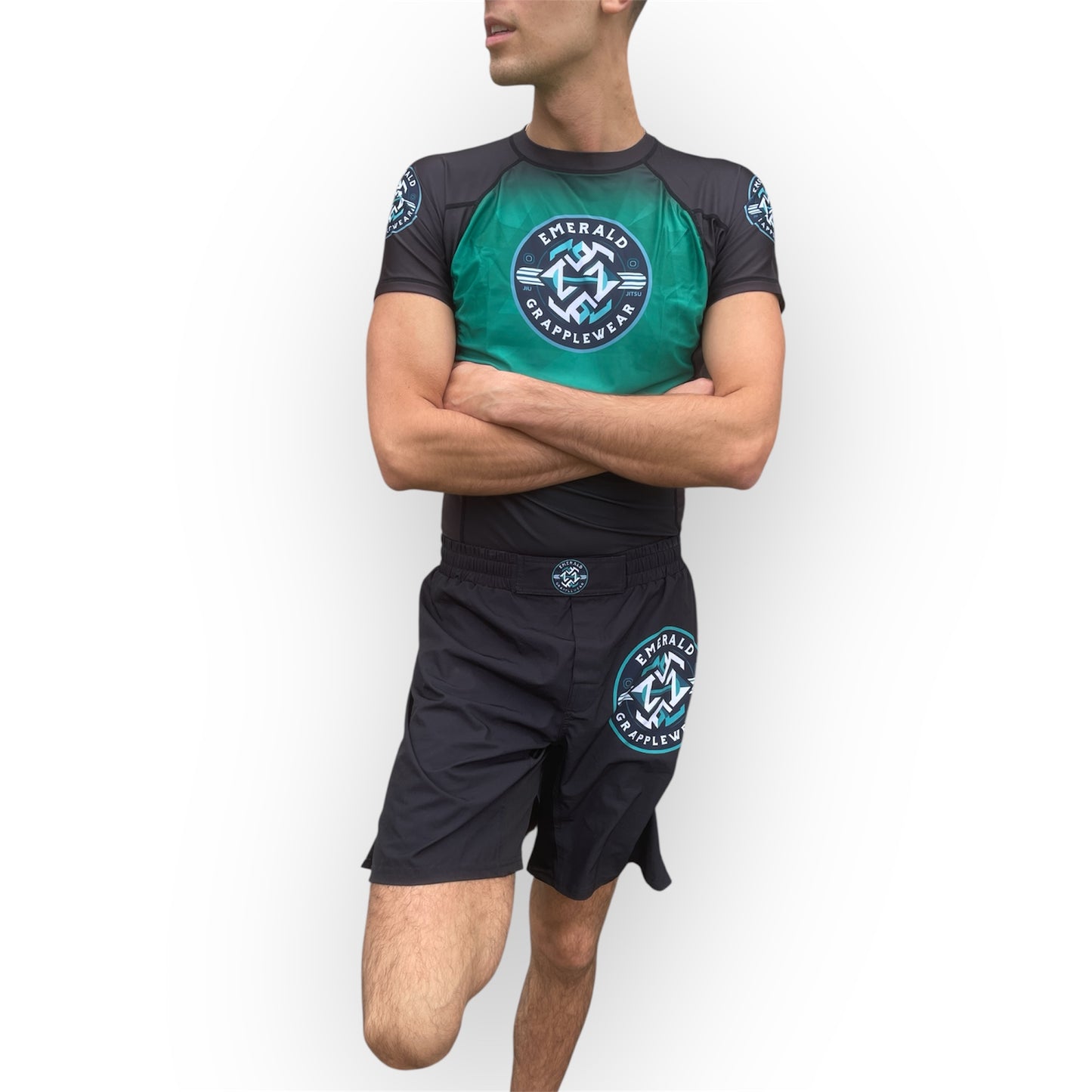 Emerald Grapplewear Burst Rashguard